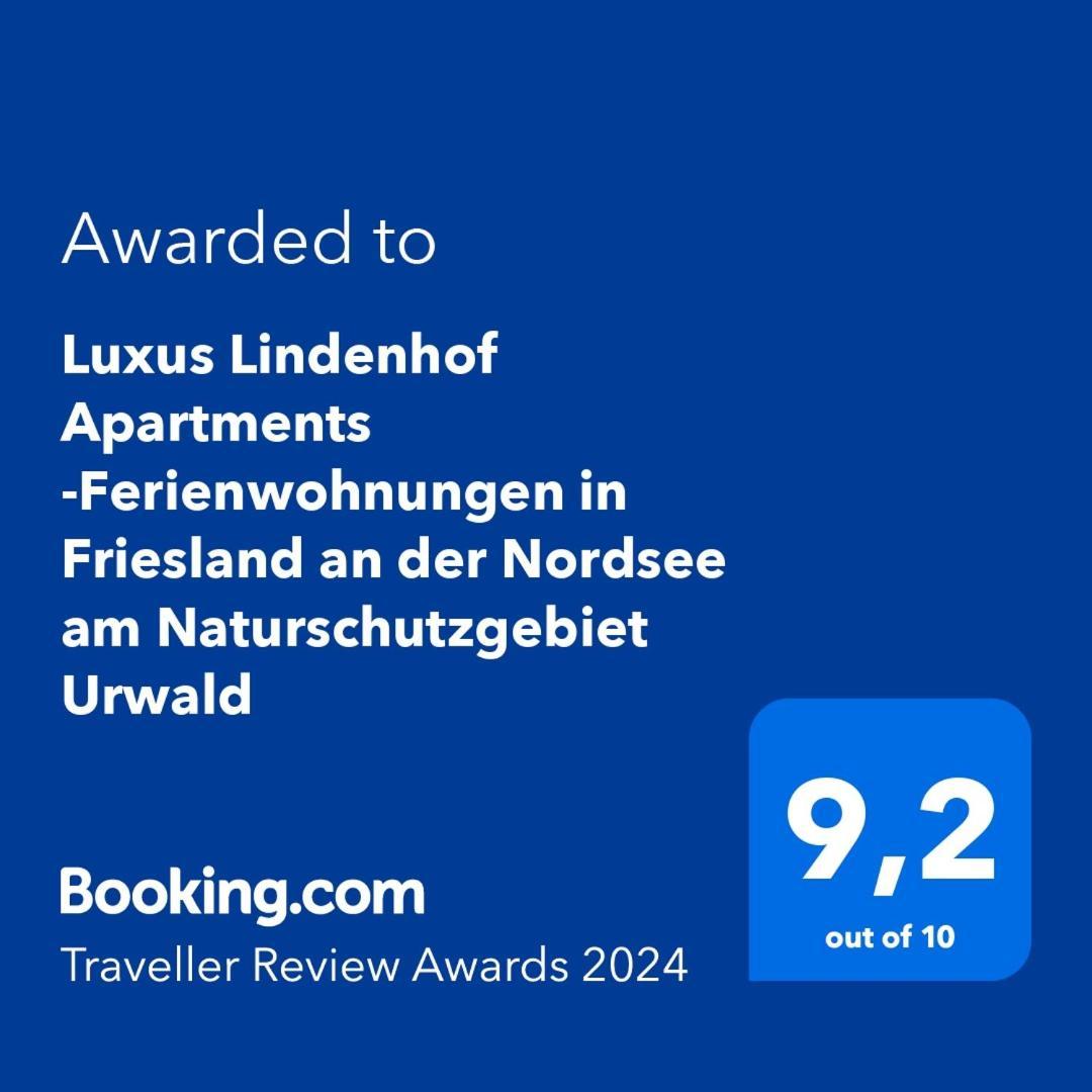 Luxus Lindenhof Apartments -Ferienwohnungen In Friesland An Der Nordsee Am Naturschutzgebiet Urwald Neuenburg  Exteriér fotografie